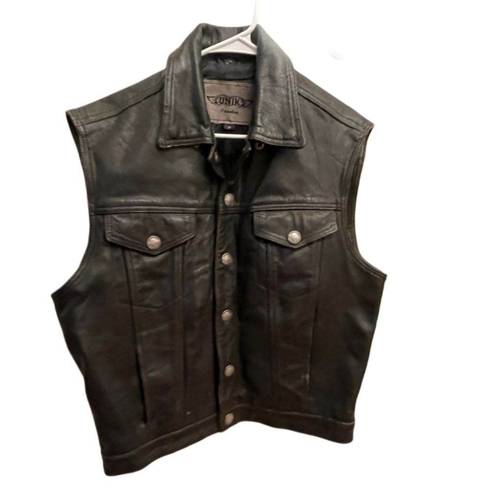 Unik Premium Leather Vest